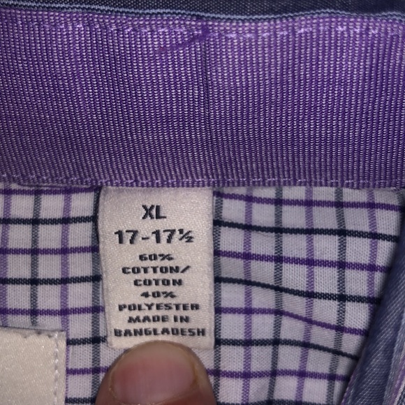 Van Heusen Button Down Size 17-17.5 XL - Picture 4 of 7